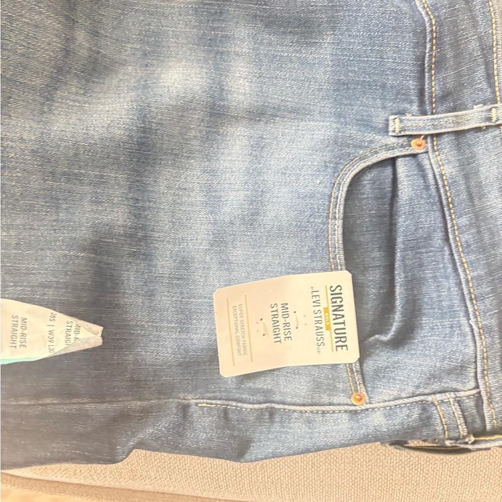 BRAND NEW by Levi Strauss Light Blue Mid-Rise Jeans